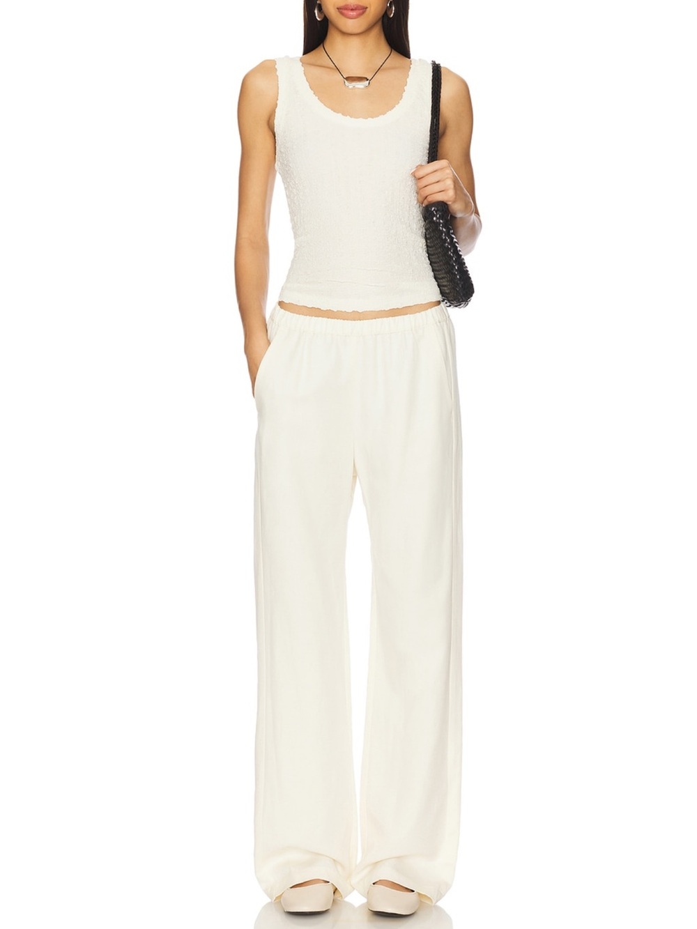 Enza Costa twill everywhere pant in vanilla Size 2/M